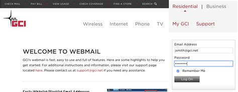 Support Internet & email .